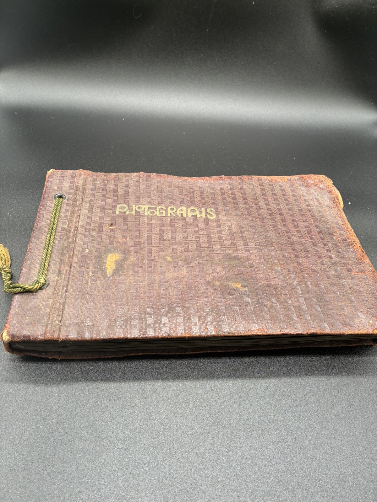 Japanese Old photo album WWII era VINTAGE 1940s 87 photos 