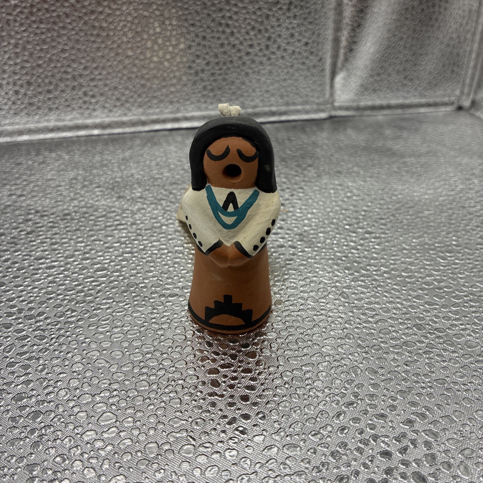 Navajo Christmas Ornament Handcrafted Ceramic Angel Artist Cheryl Tyler