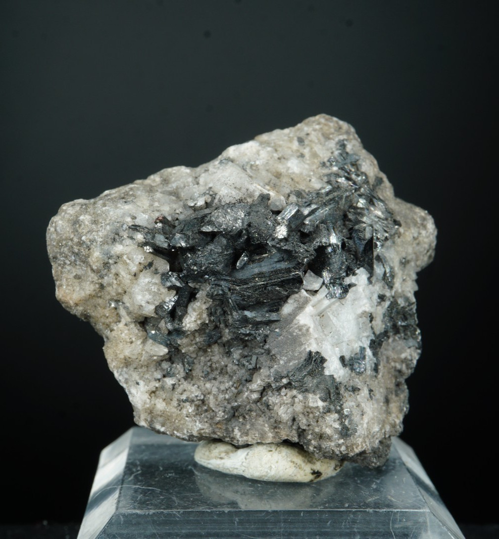 Manganite {TL} / Ilfeld, Germany / Rare Mineral Crystal Specimen