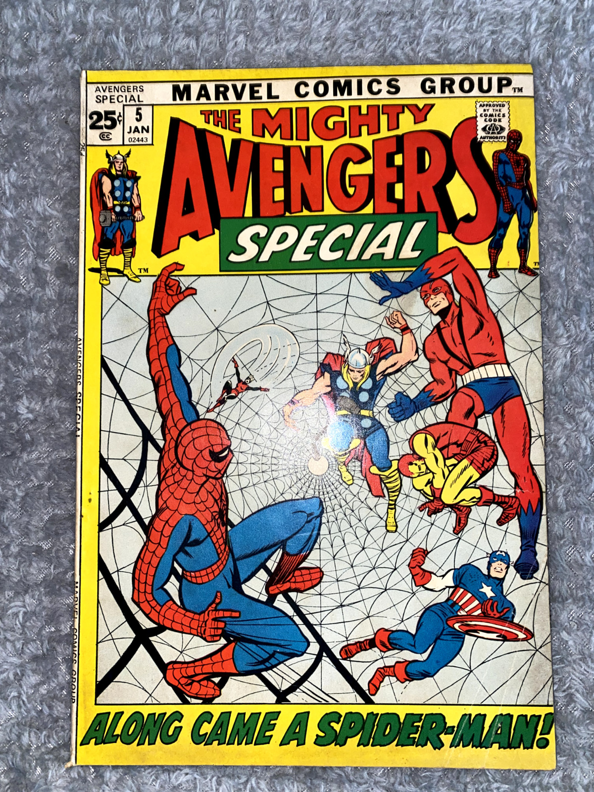 🔥Avengers Annual #5 Jan 1972, 1st U.S. reprint of Avengers #8 1st Kang🔥