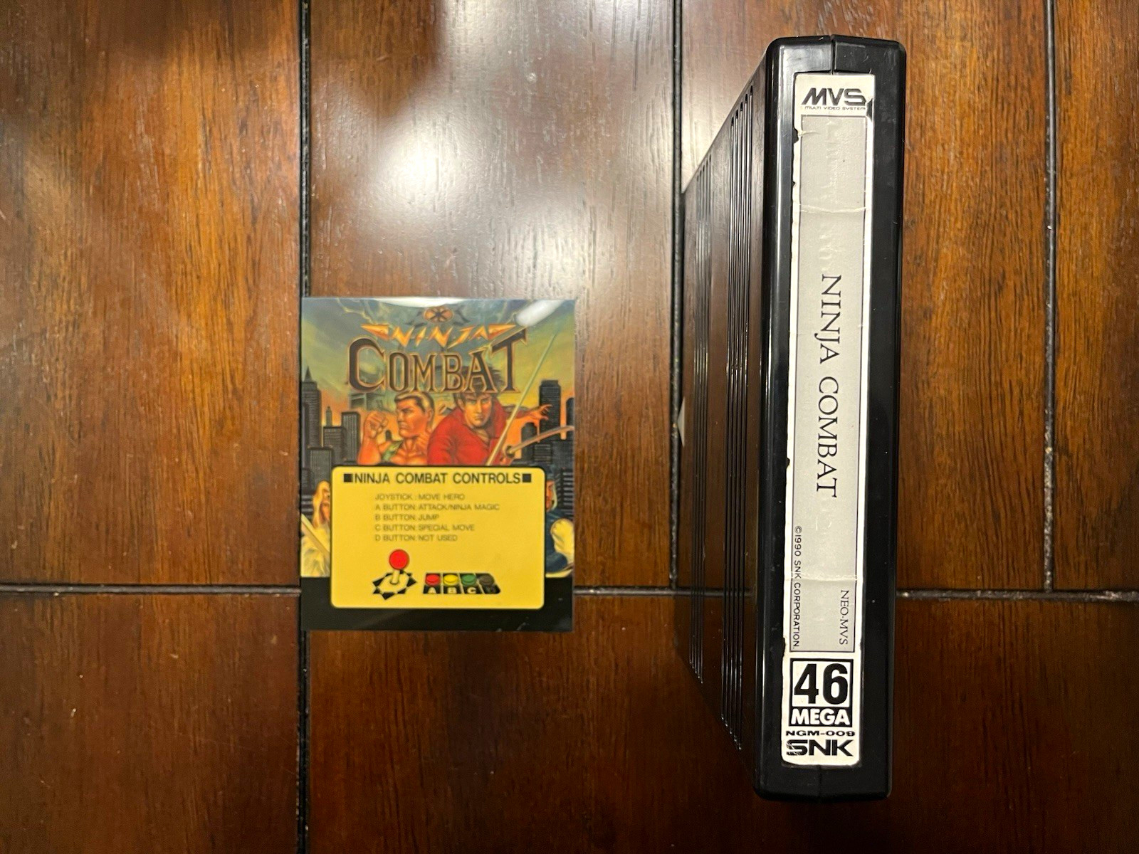 NINJA COMBAT  NEO GEO MVS G w/ mini marquee US SELLER