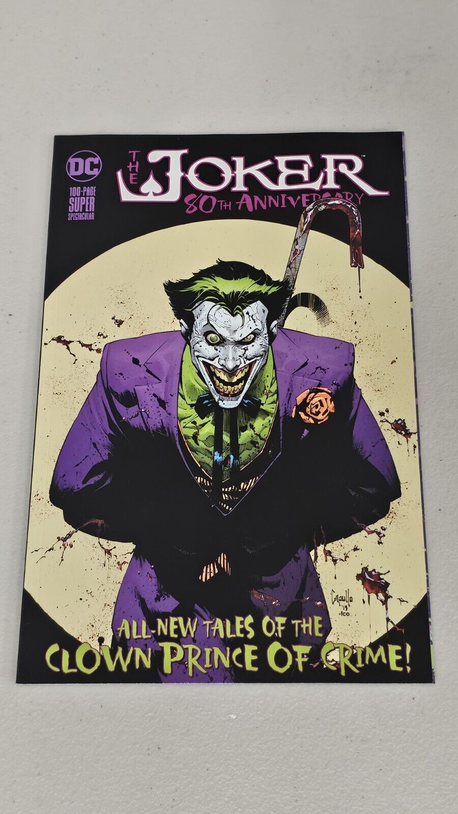 Joker 80th Anniversary 100-Page Super Spectacular DC Comics Capullo Variant NM+