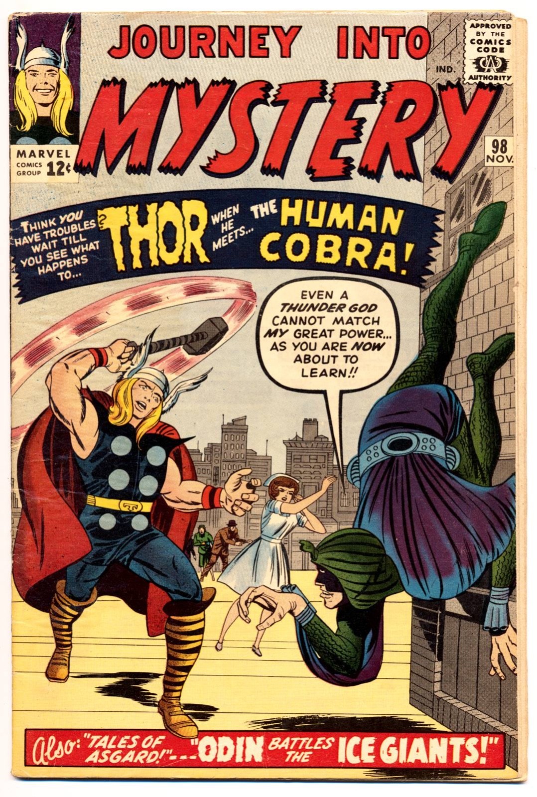Journey into Mystery #98 VG, Thor, Stan Lee, Don Heck, Marvel Comics 1963
