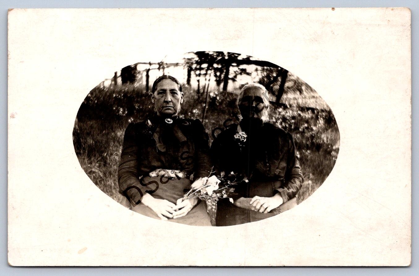 K60/ Interesting RPPC Postcard c1910 Native American Indian Women 272