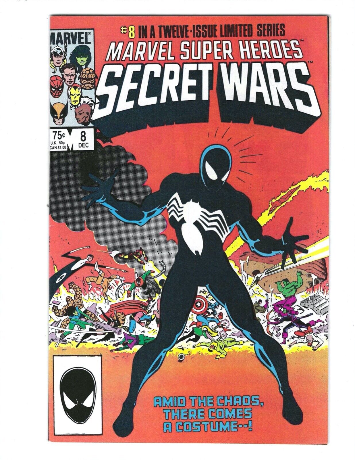 Marvel Secret Wars #1-12 1984 Unread VF/NM Avg. #8 1st Symbiote VF/NM Combine