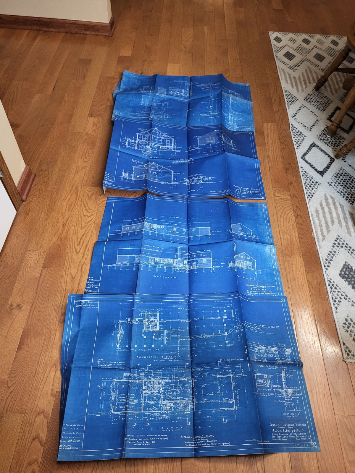 Cleveland Union Terminal Yard Facility Buildings Blueprints 1929