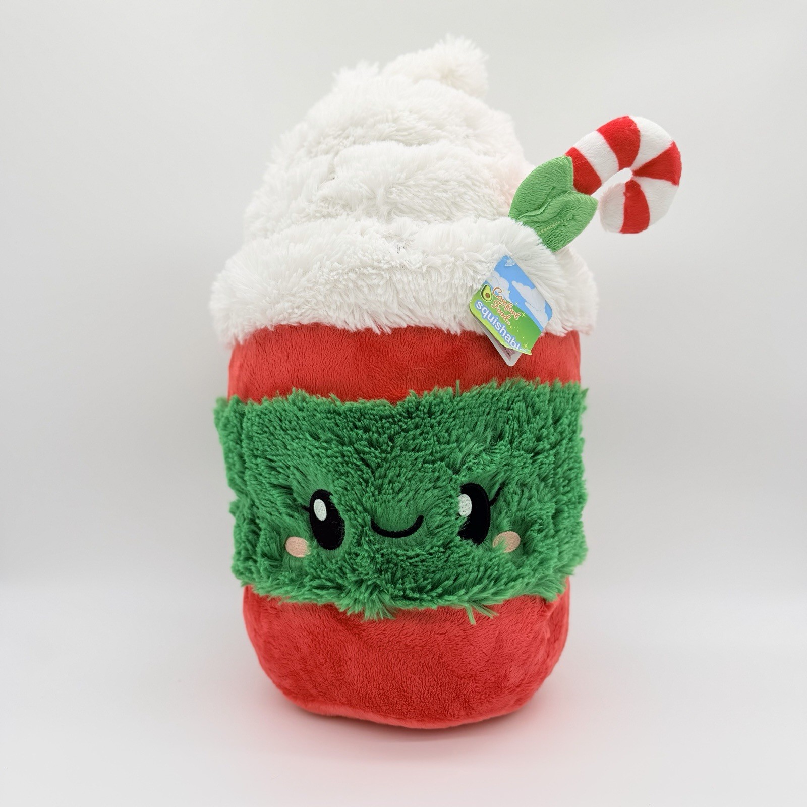 NWT Squishable Peppermint Mocha 20 Inch Holiday Comfort Food Plush Large