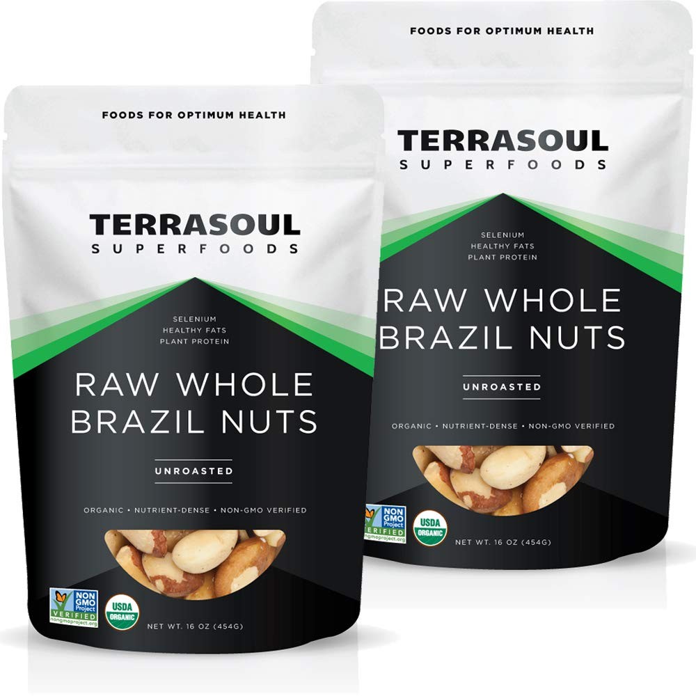 Terrasoul Superfoods Organic Brazil Nuts, 2 Lbs (2 Pack) - Raw | Unsalted | Terrasoul Superfoods Organic Brazil Nuts, 2 Lbs (2 Pack) - Raw | Unsalted |