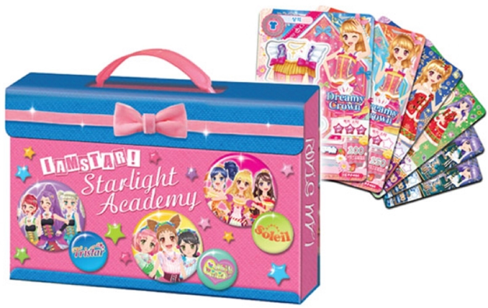 BANDAI Aikatsu Bag and 18 cards Set DX 3rd Ver. Korea Ver.
