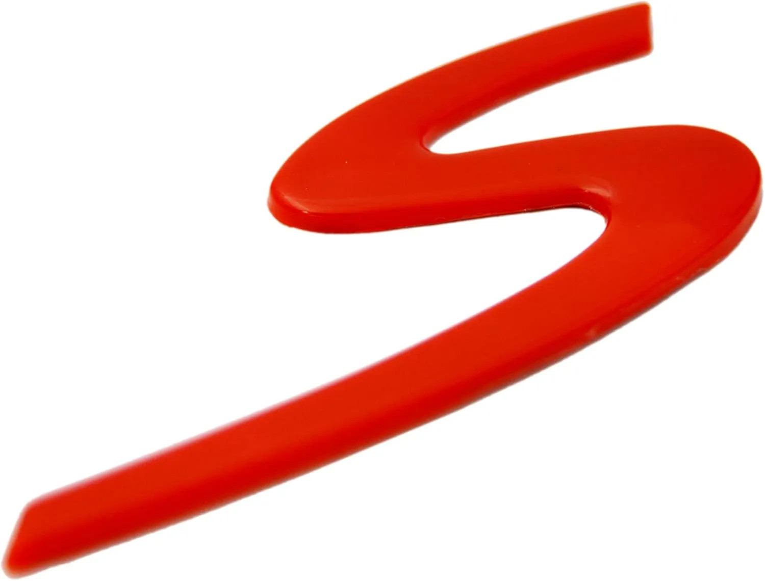 Red Large S Emblem Badge Decal For Porsche 1998 1999 2000 2001 2002 2003 2012