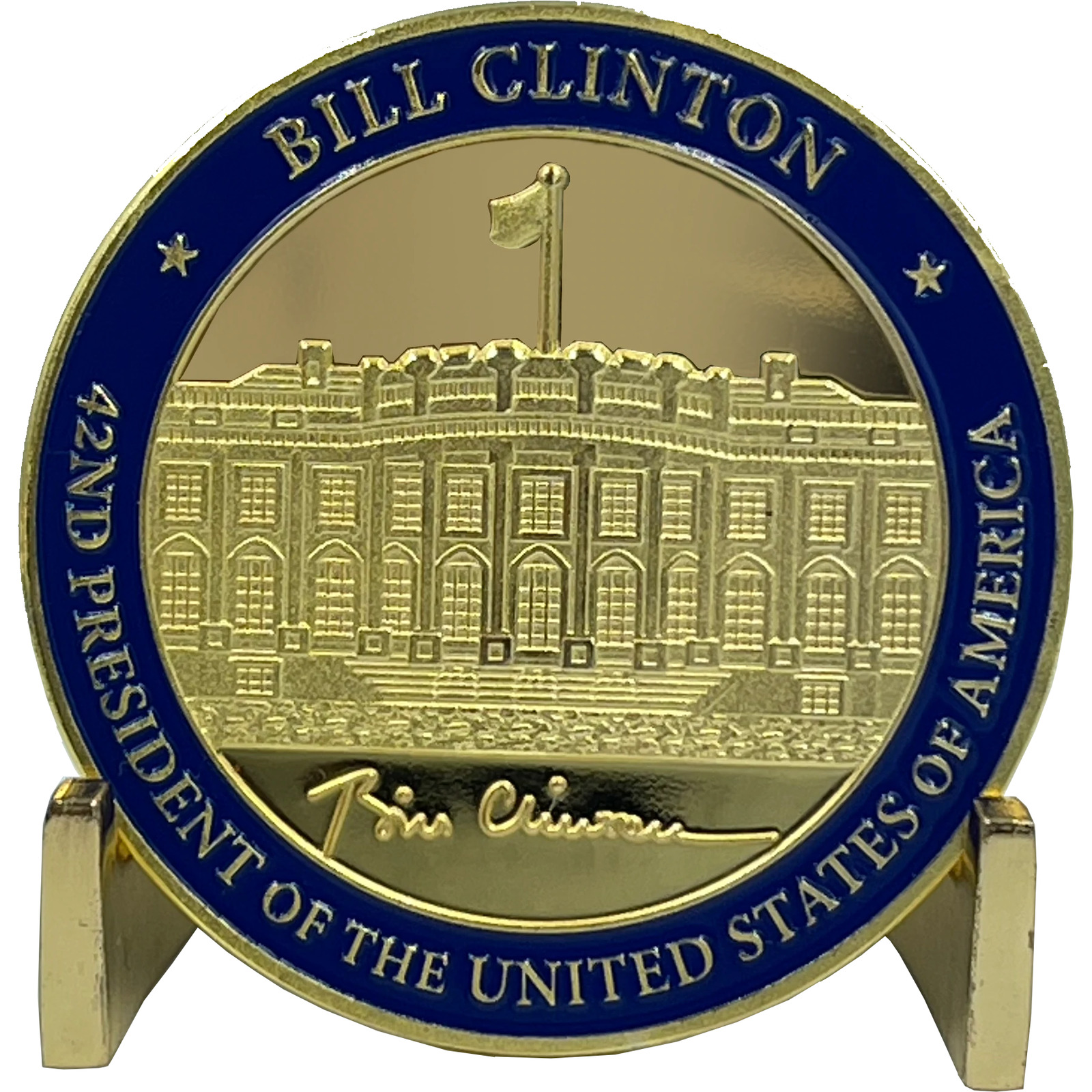 EL3-002 42nd President Bill Clinton Challenge Coin White House POTUS William Cli
