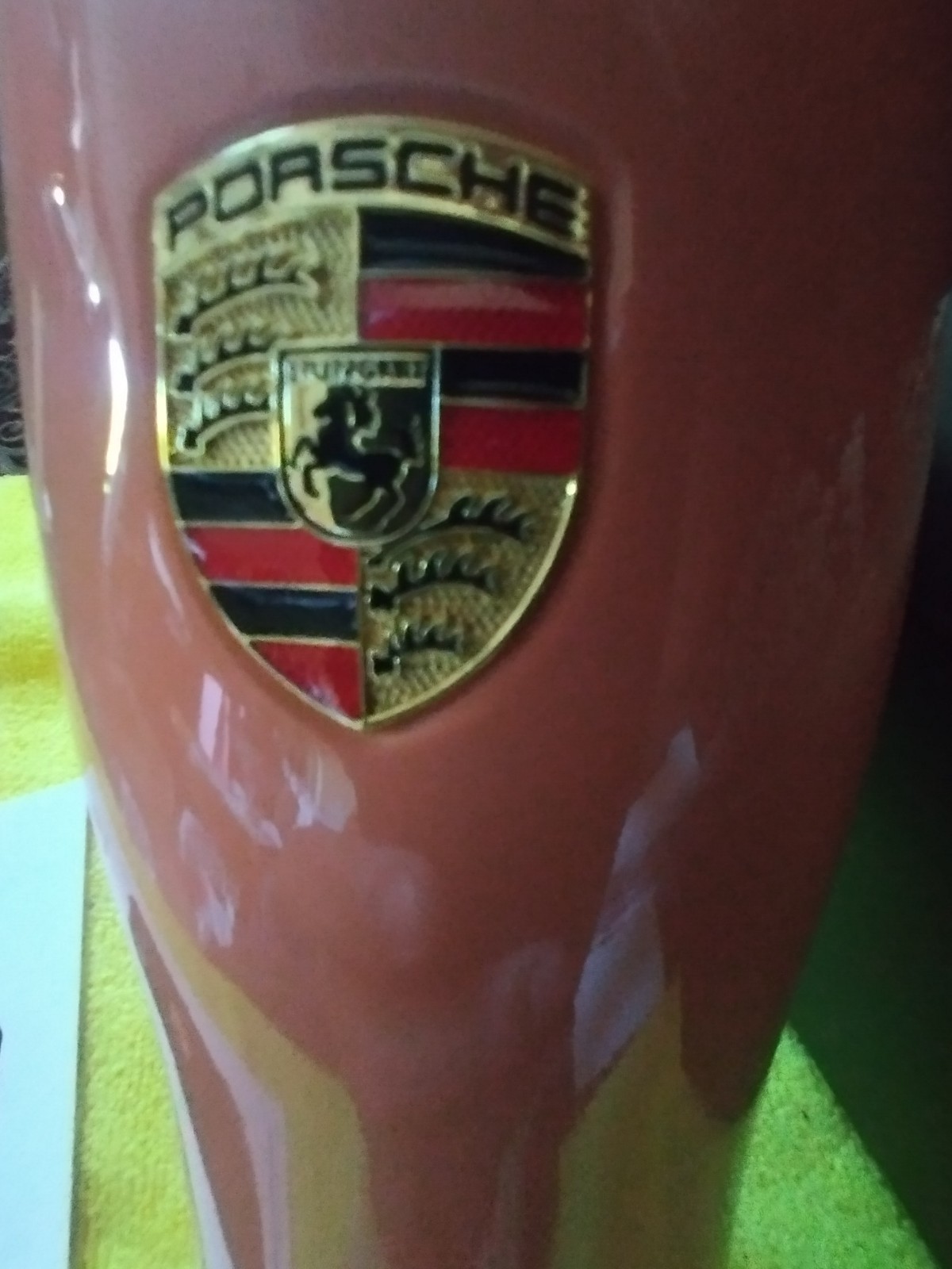 Porsche Thermal PINK Mug 450ml/15 fl oz Gloss . New In The Box. See Pixs