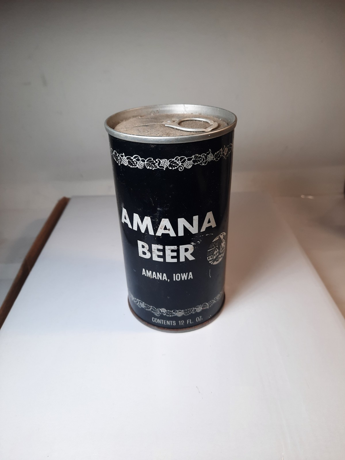 Clean Amana Iowa 12 Oz Straight Steel Beer Can Schell New Ulm, Mn