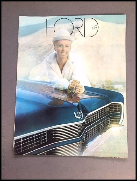 1969 Ford LTD Galaxie 500 Deluxe Sales Brochure Catalog - Country Squire Wagon