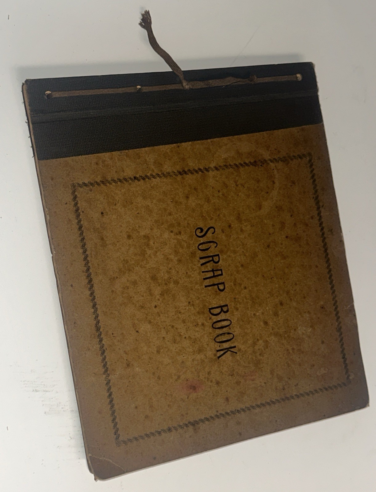 Antique Ideal Scrapbook No. 3, 1901 patented Gummed Pages Filled With Recipes