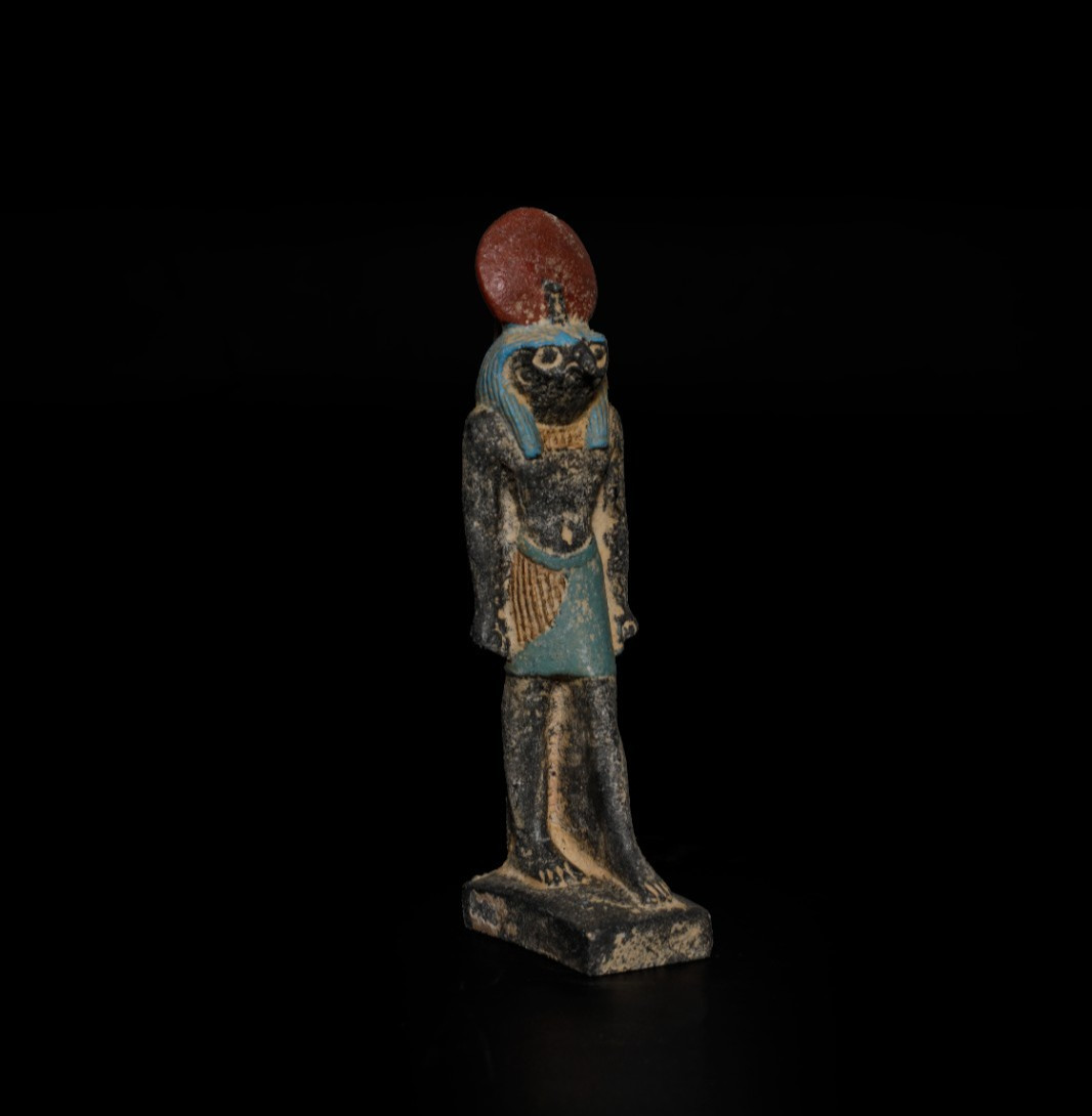 Egyptian Artifacts A Rare Egyptian Pharaonic Statue Of Egyptian God Horus BC