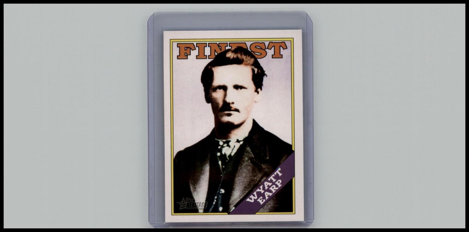 2009 Topps American Heritage Heroes #42 Wyatt Earp Chrome Refractor