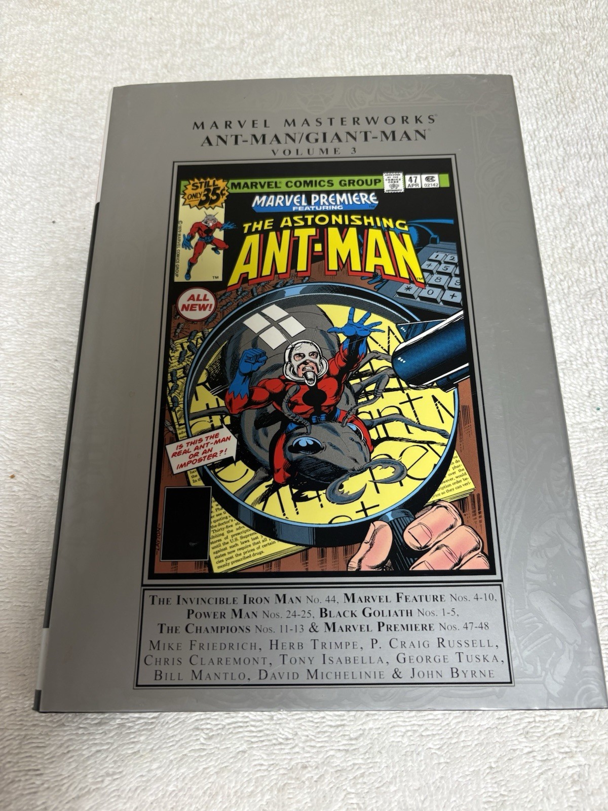 Ant-Man/Giant-Man Marvel Masterworks Volume 3 Vol Hardcover HC Rare Book