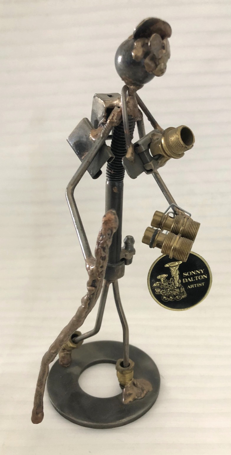 Sonny Dalton Metal Art Figurine HIKER 8.5