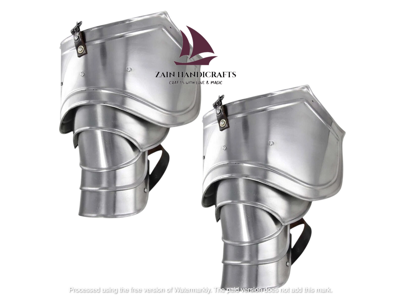 ZAIN Medieval Steel Pauldrons Siege Warfare Armor Lady Shoulder Valentine Gift