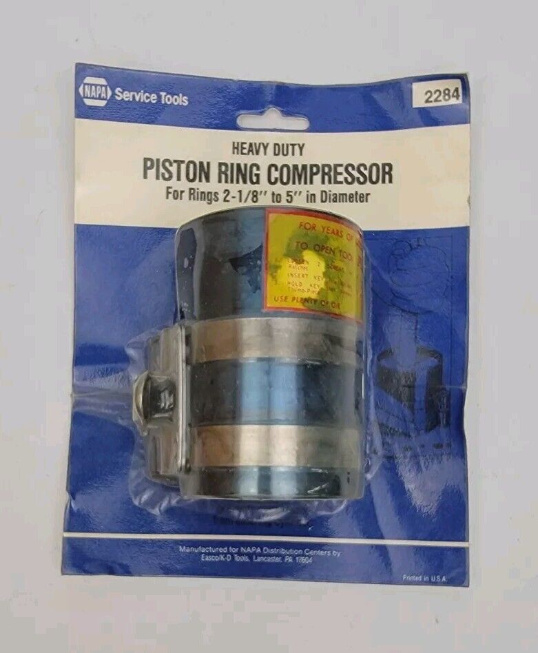 Vintage NOS NAPA Tools 2284 Piston Ring Compressor Tool - Same as K-D 2284