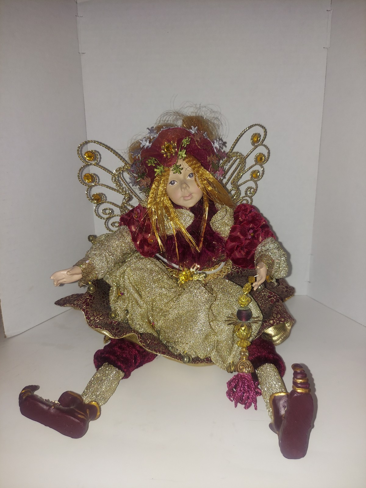 Katherine\'s Collection Doll Christmas Fairy. In Great Shape Katherine\'s Collection Doll Christmas Fairy. In Great Shape