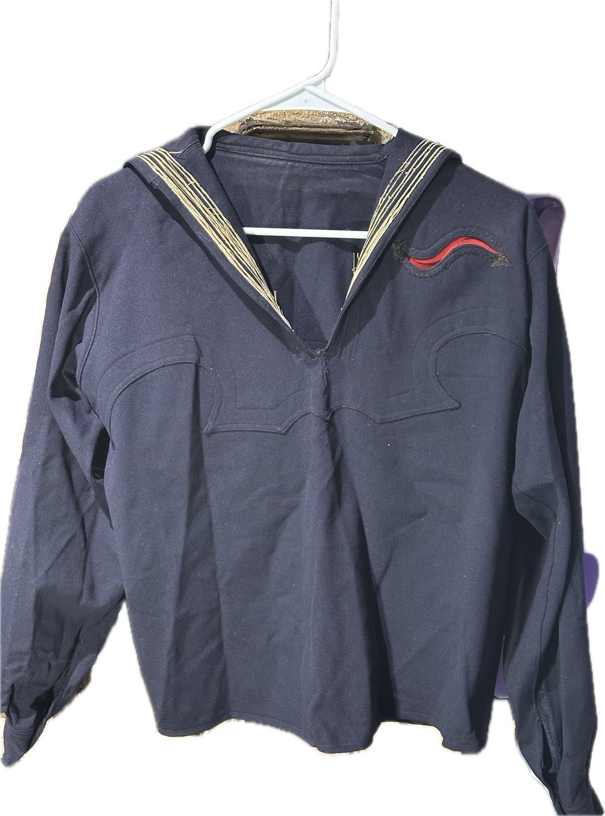 Original WW1 US Navy Denim Jumper (Pullover) Uniform.