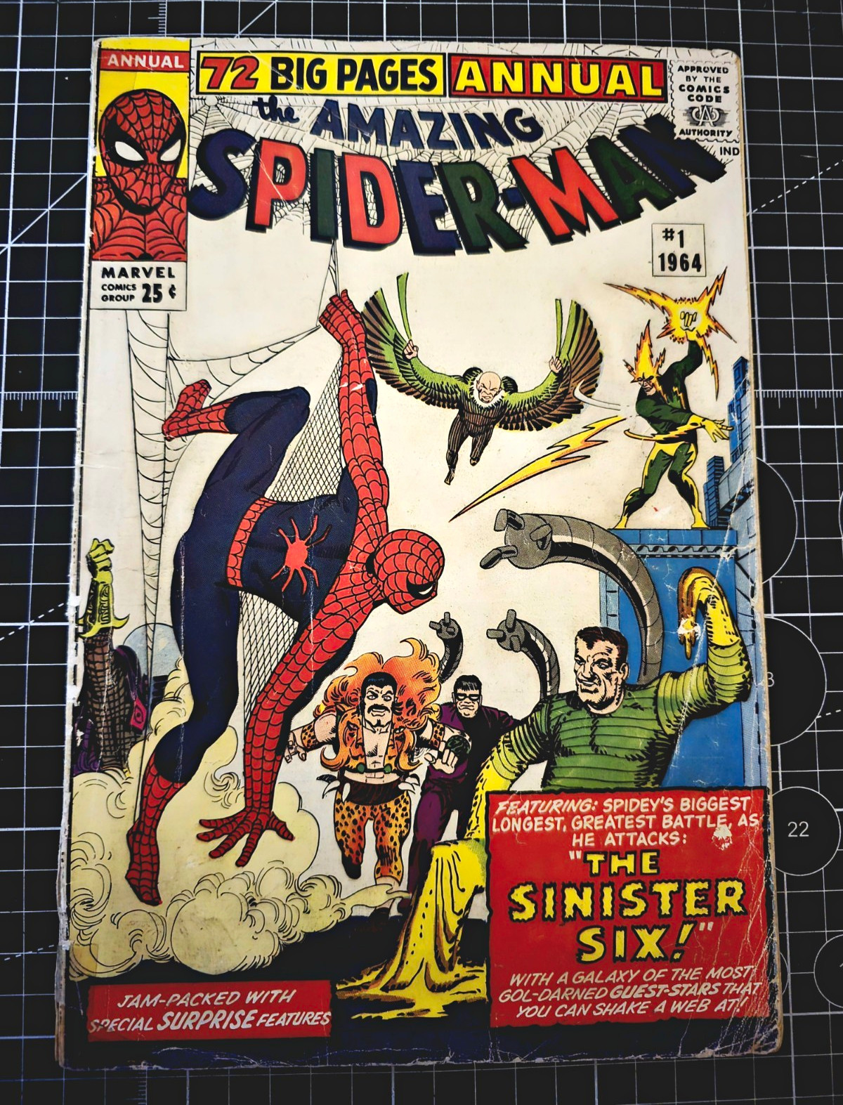 The Amazing Spider-Man Annual #1 (1964) First Appearance Sinister Six The Amazing Spider-Man Annual #1 (1964) First Appearance Sinister Six