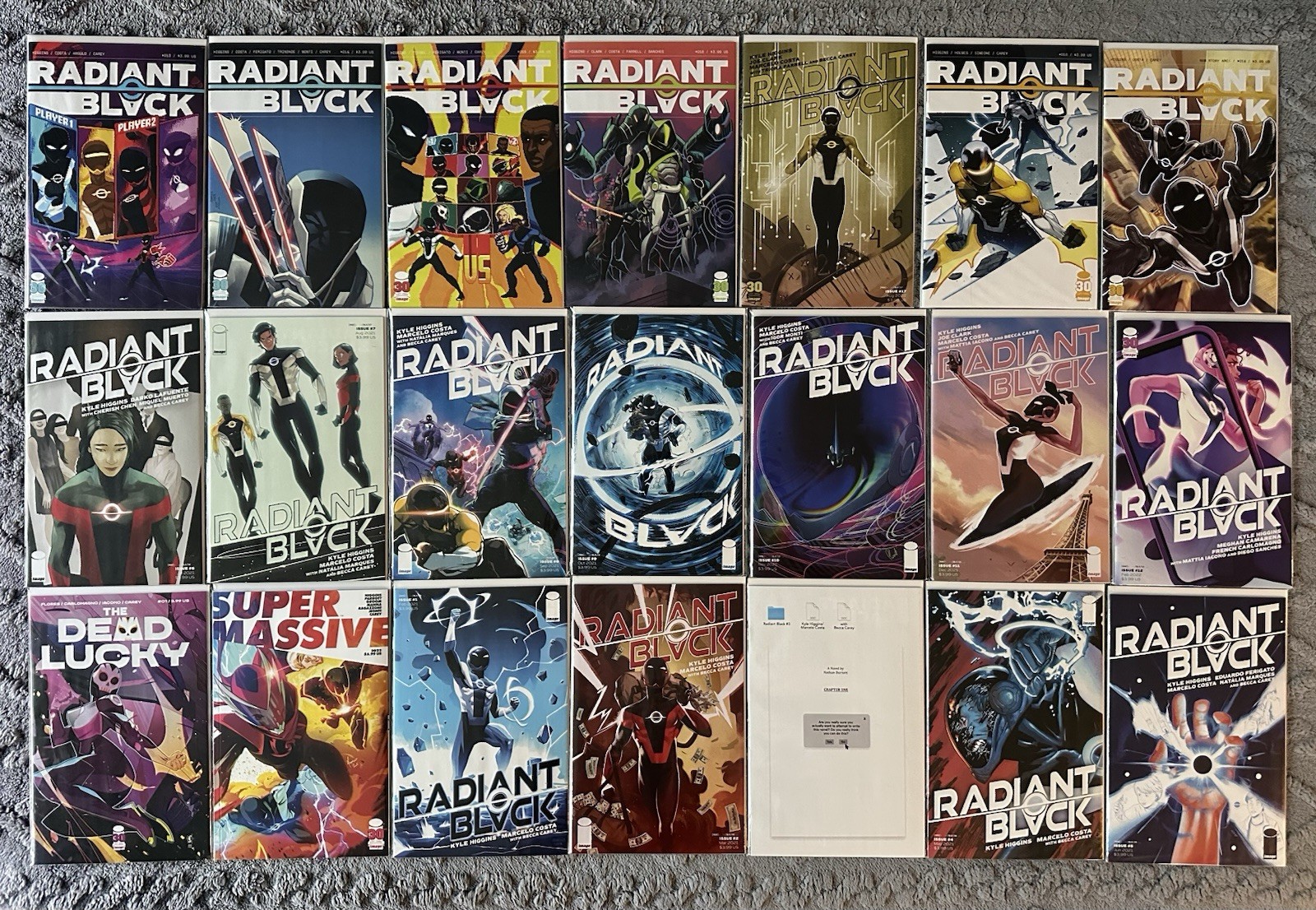 Radiant Black #1-30.5 Comic Lot | Supermassive | Dead Lucky #1 Radiant Black #1-30.5 Comic Lot | Supermassive | Dead Lucky #1