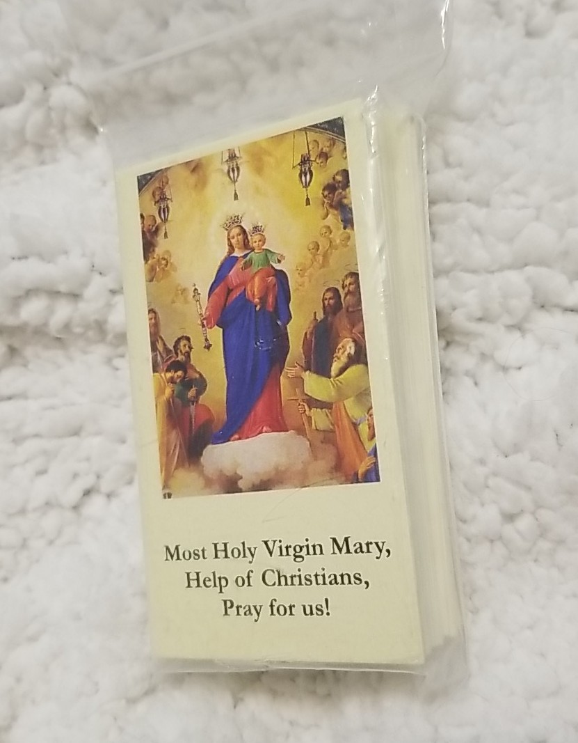 Lot of 48 Mary Help of Christians Prayer Card