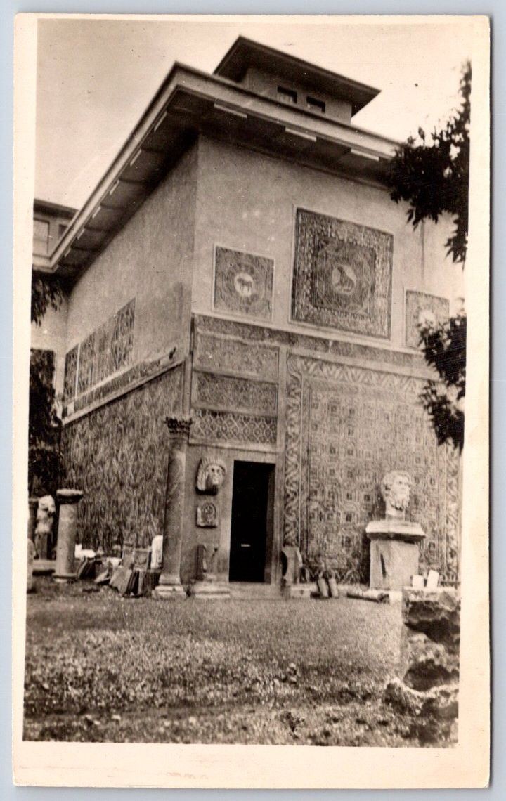 Antique Algeria Postcard DJEMILA le Musee Roman Ruins 1920s RPPC