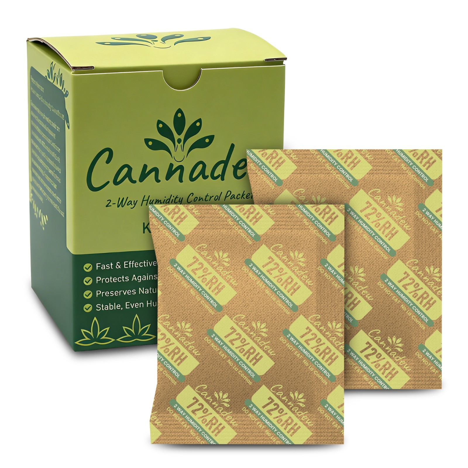 72% RH 8Gram (15 Pack) Kraft Paper Two-Way Humidity Control Packets