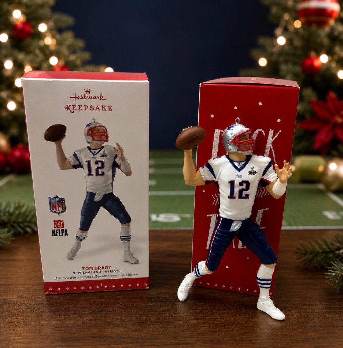 2015 Hallmark Keepsake Ornament NFL New England Patriots Tom Brady