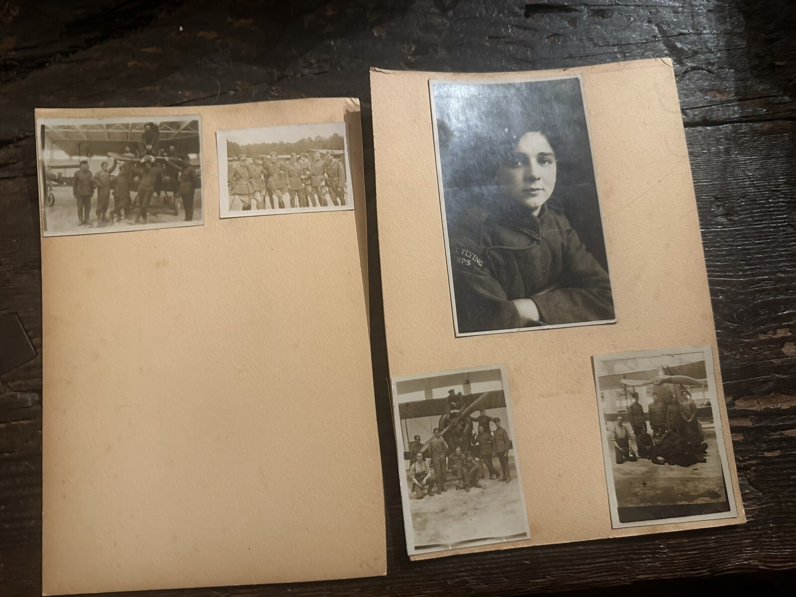 Ww1 Raf Royal Air Force 5 Lot Photos Aviation British World War 1 Rare Photos 