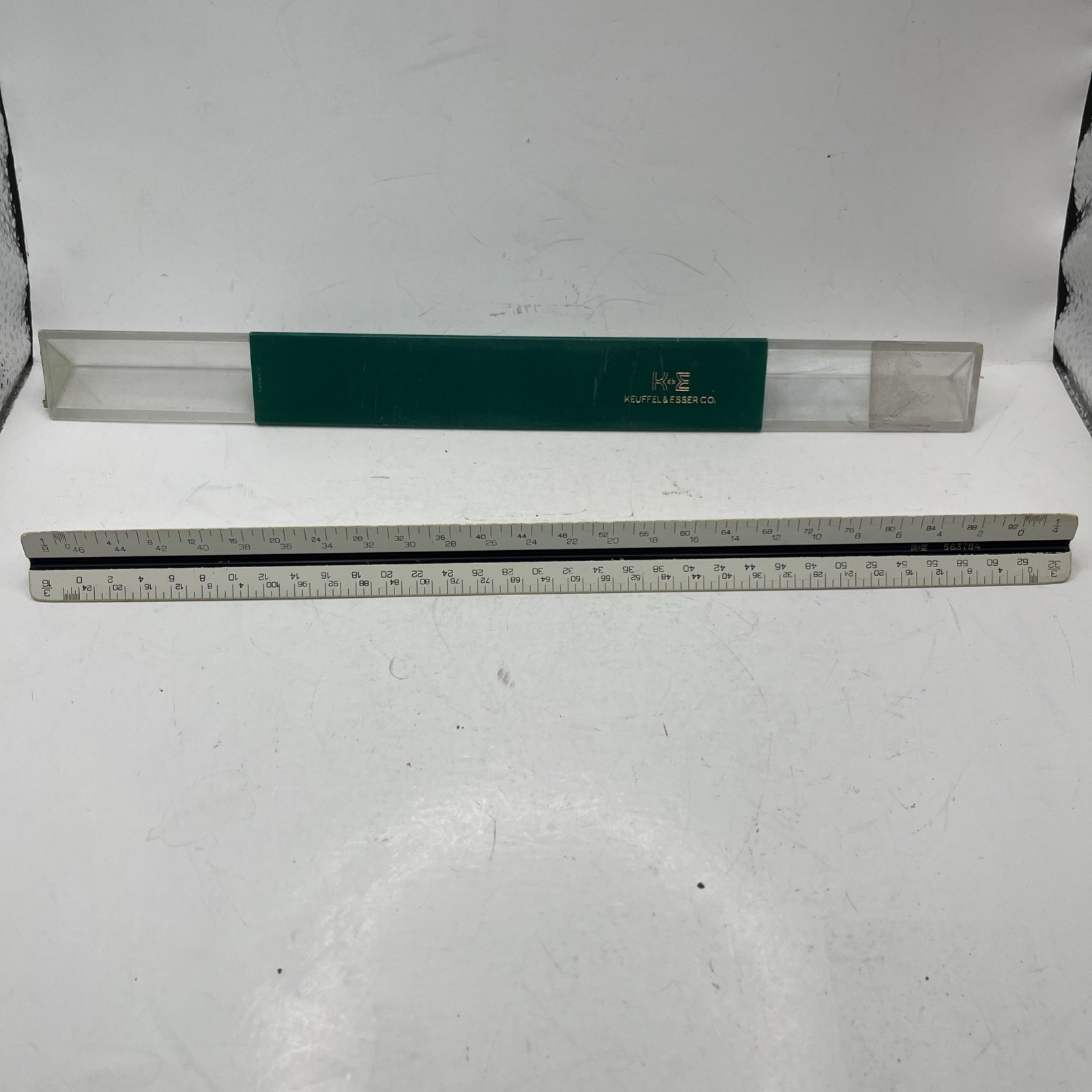 Keuffel & Esser Vintage Tri Angle Drafting Architect Ruler Model 563774 Keuffel & Esser Vintage Tri Angle Drafting Architect Ruler Model 563774