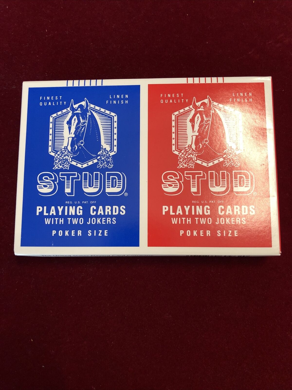vintage stud playing cards