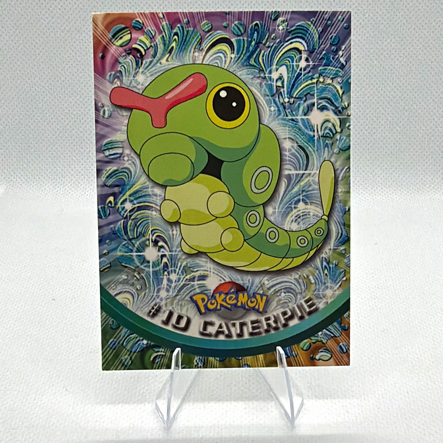 Topps Pokémon TV Animation Edition Caterpie #10 1999 Insert Card English