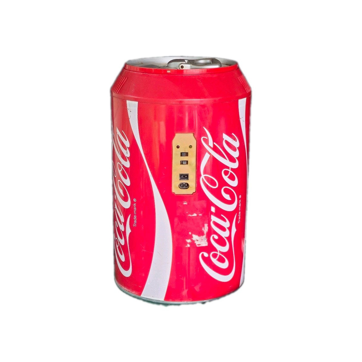 Coca-Cola Vintage Red Metal Advertising Cooler 