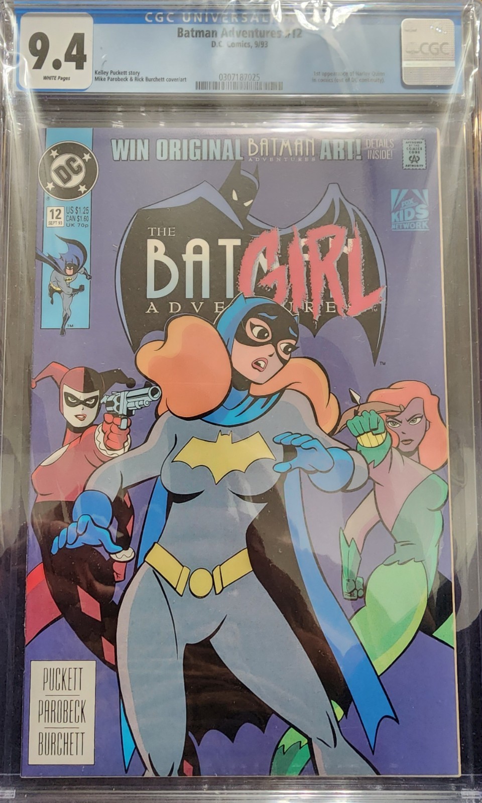 Batman Adventures 12 CGC 9.4 Harley Quinn 1st Appearance DC Comic 1993 WP