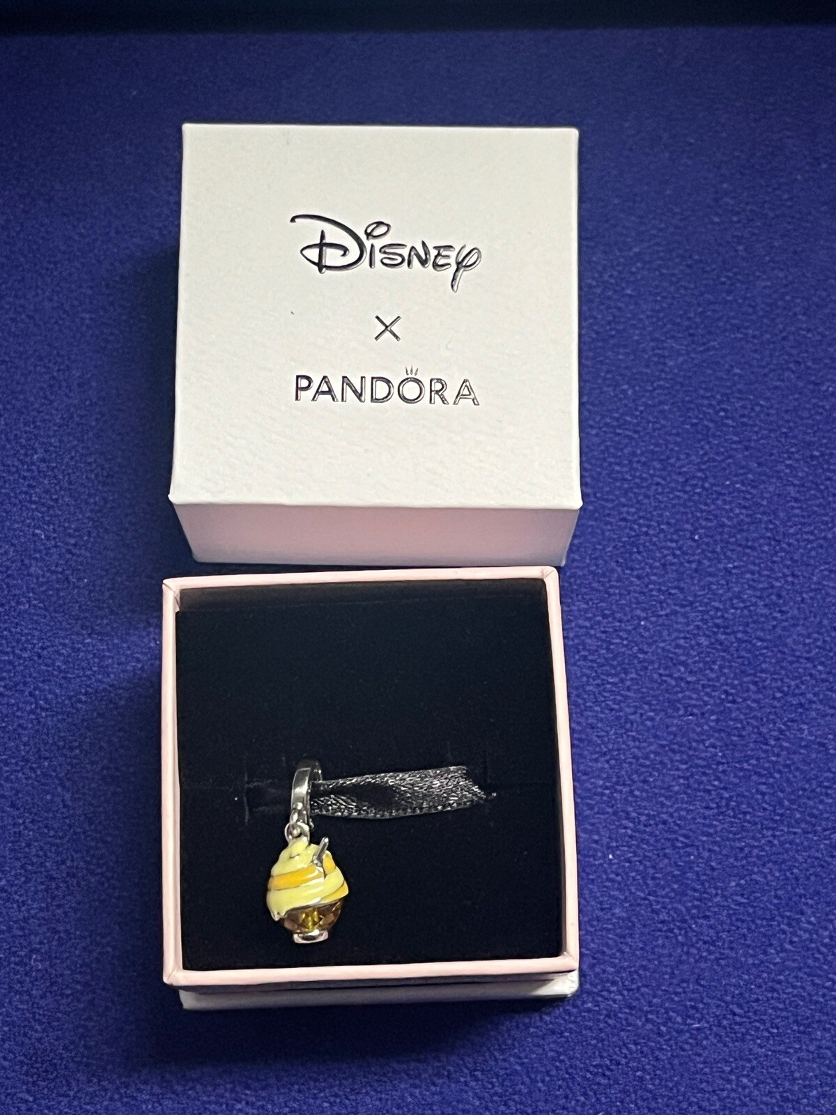 Disney Parks Exclusive Pandora 2024 Dole Whip Swirl Sweet Treat Dangle Charm New