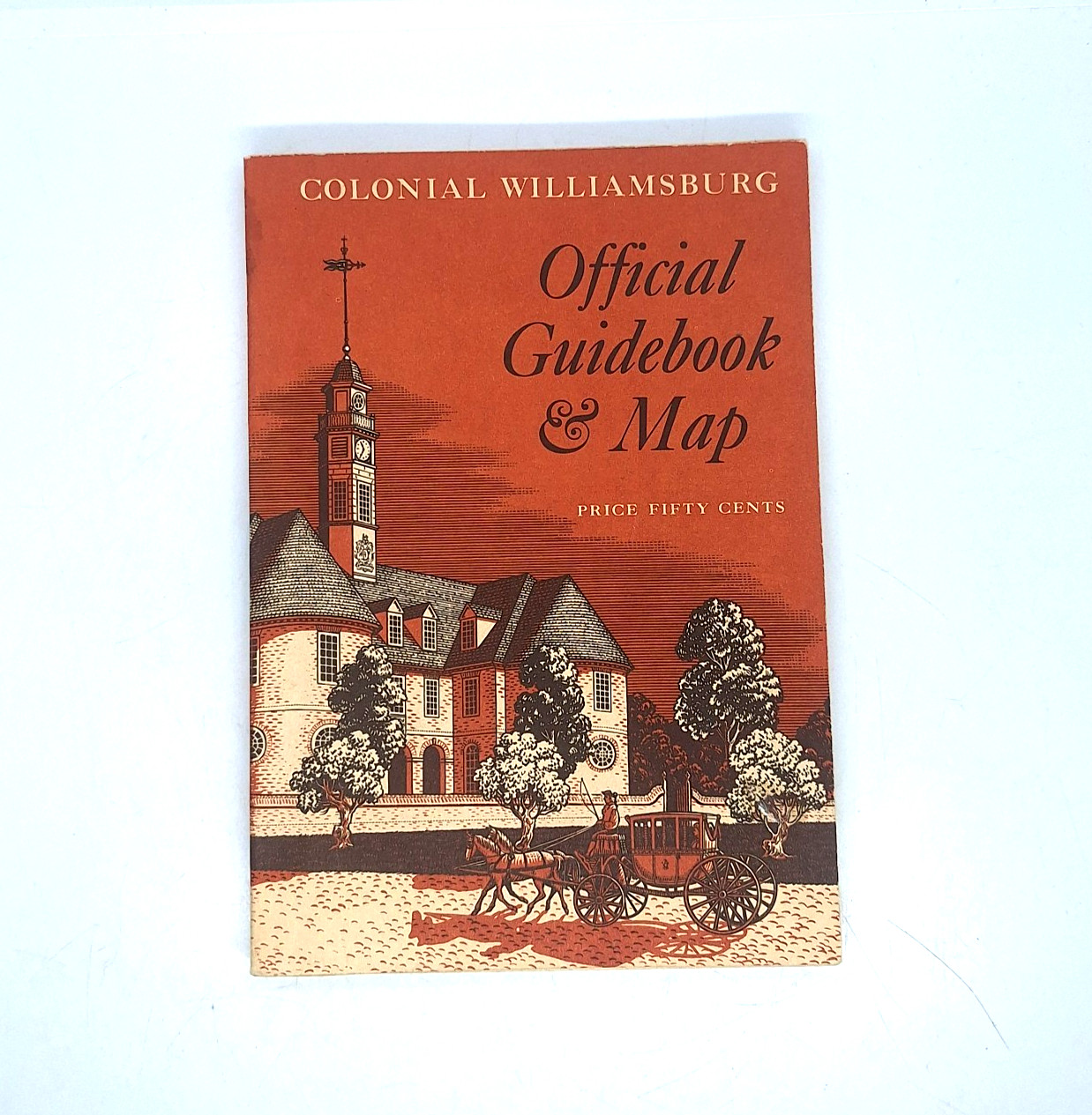 Vintage Colonial Williamsburg Official Guidebook 1975 Travel Souvenir Book