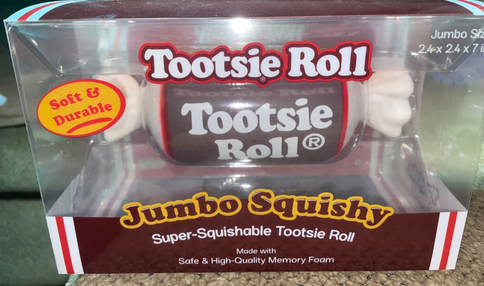 NEW TOOTSIE ROLL JUMBO SQUISHY 2.4”x2.4”x7” FUN SOFT DURABLE SQUISHABLE KNIGHTS