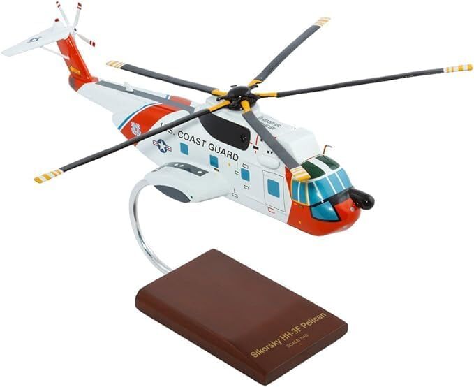 US Coast Guard Sikorsky HH-3F Pelican Desk Top Display Model 1/48 SC Helicopter