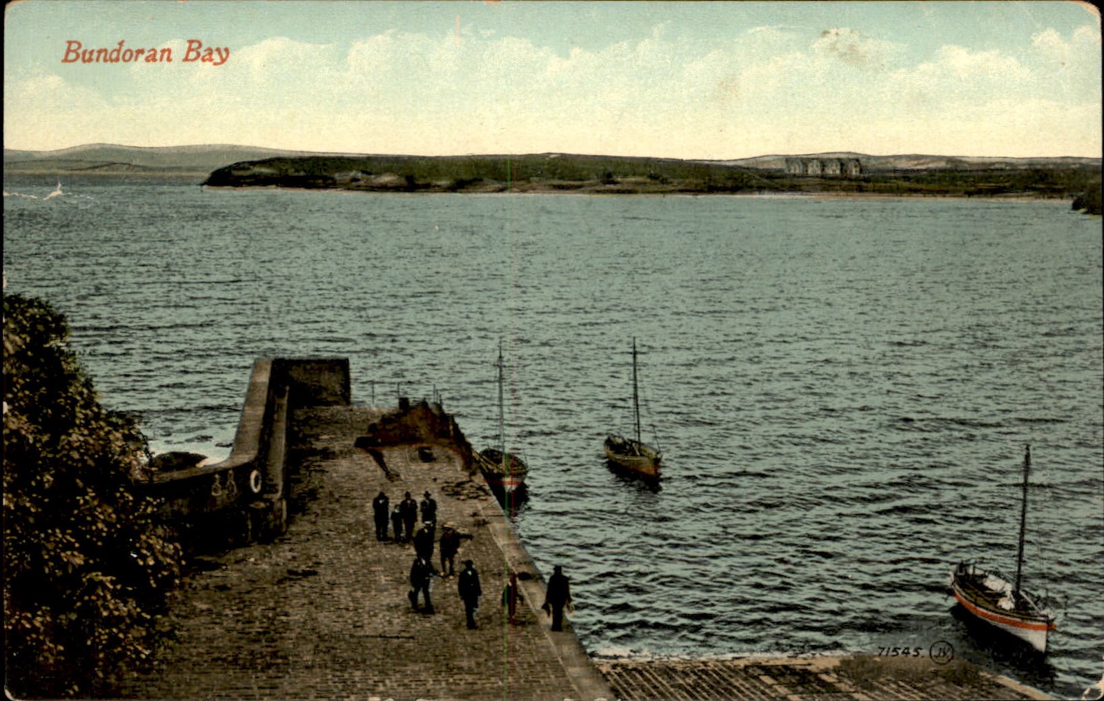 Bay View Bundoran Bay Valentine\'s Series c1900s-10s Vintage Postcard