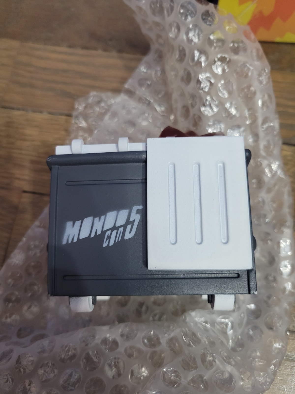 100% Soft Dumpster Fire MondoCon Resin Exclusive Signed