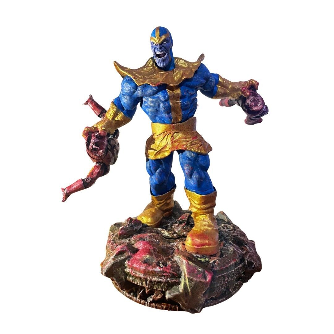 Exclusive Marvel Thanos and Iroman. Resin and  Statue Figure Model 8 inches 