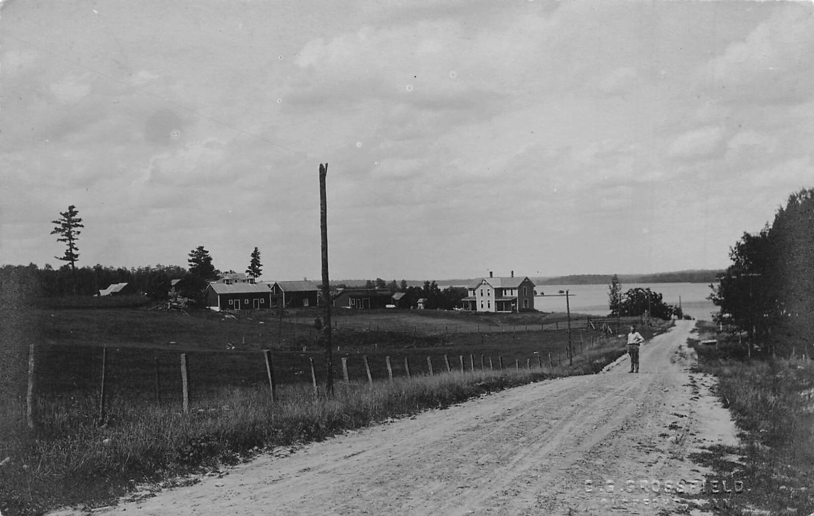 VINTAGE RUSHFORD MN MINNESOTA RPPC REAL PHOTO POSTCARD c1910 91022 R