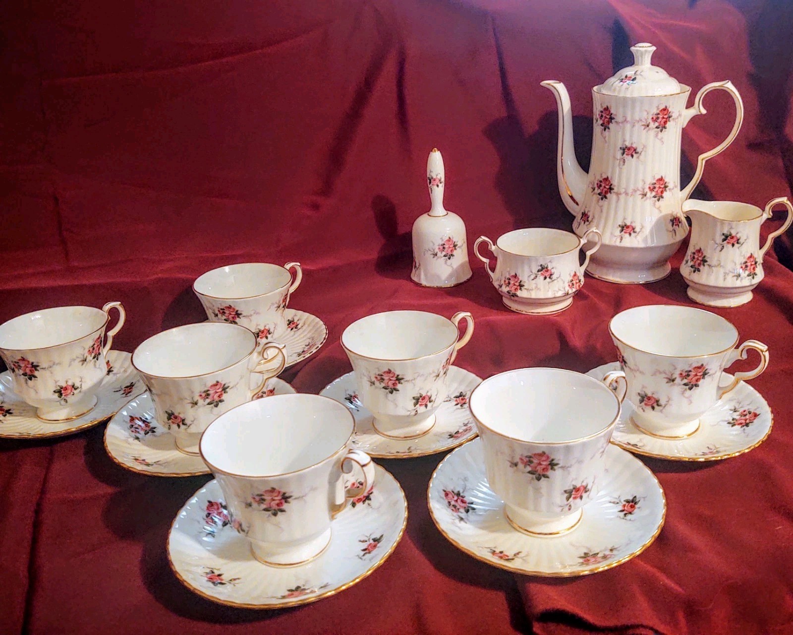 Princess House Hammersley Rose Fine Bone China 19 Piece Set