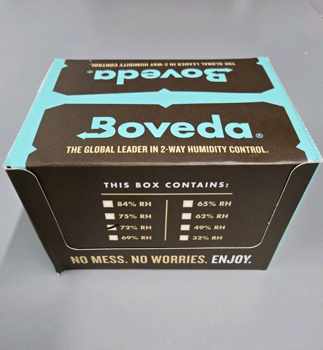 Boveda 72% RH 2-Way Humidity Control - Protects & Restores - Size 60 - 12 Count