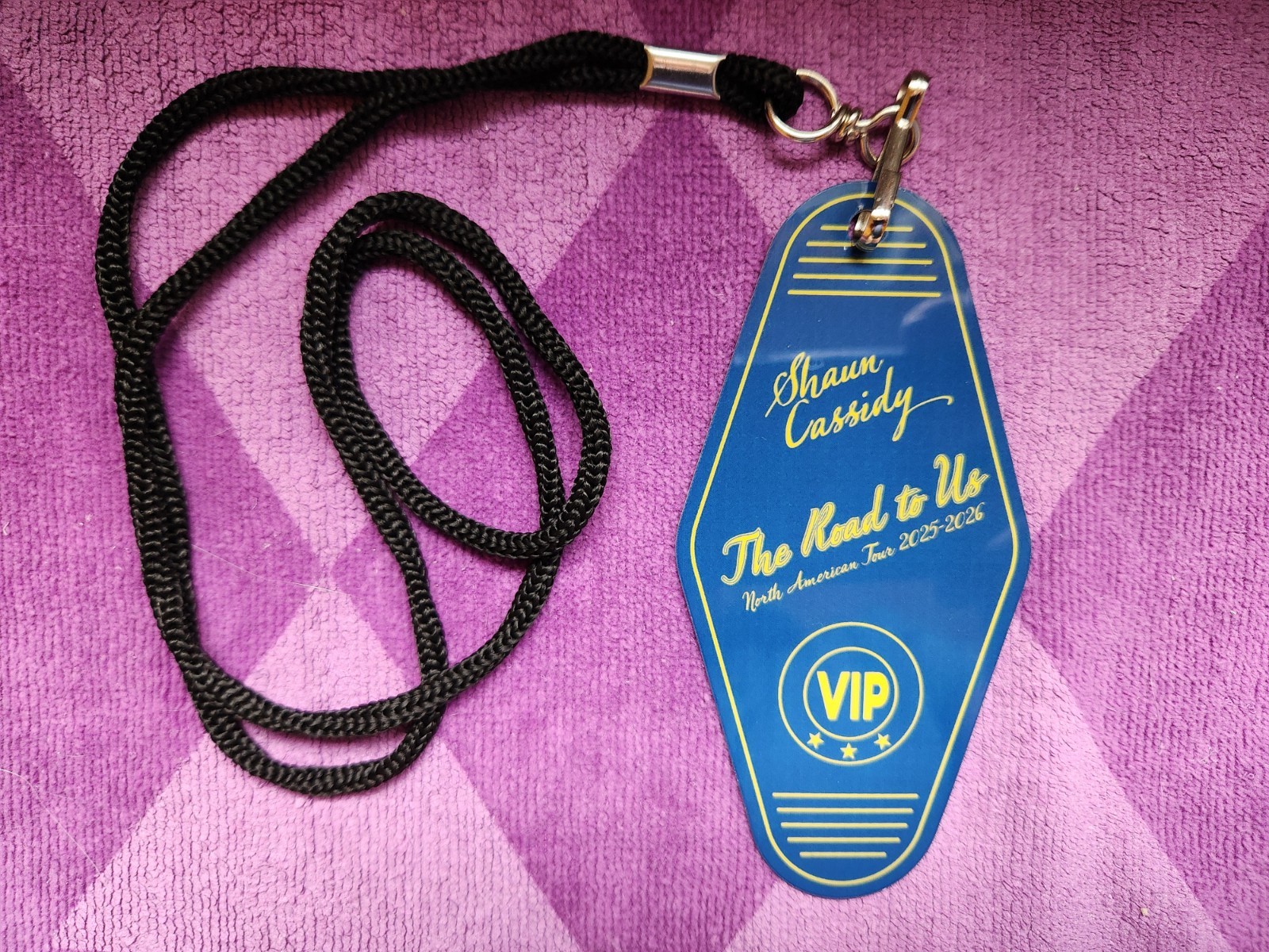 Shaun Cassidy VIP Swag - Road to Us 25-26 - VIP LANYARD & TATTOO